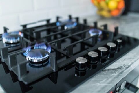 Gas Cooker Hob With Gas Ring Burners Ly