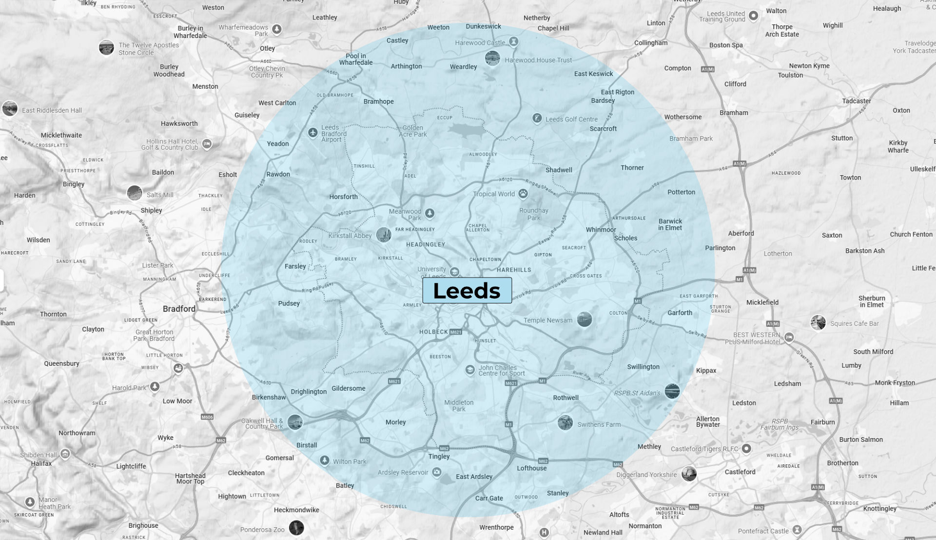 P Adams Service Area Leeds